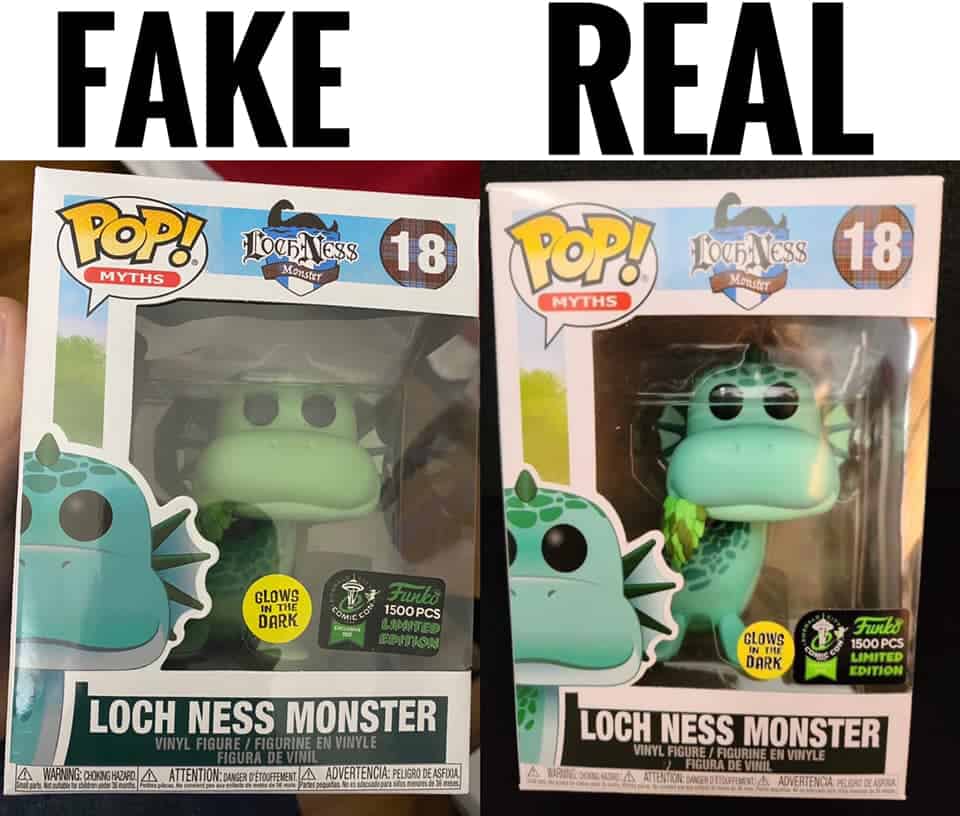 how to tell if pop vinyl is fake