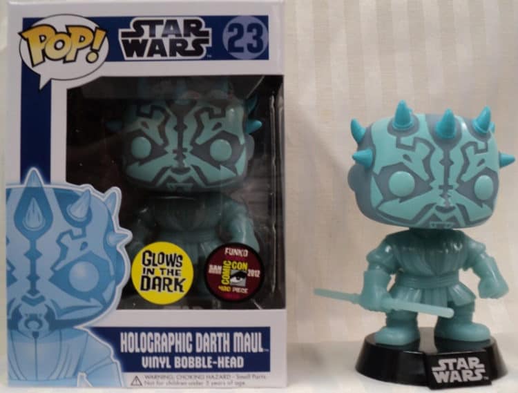 Rare Funko Pops Star-Wars-Darth-Maul-Holographic