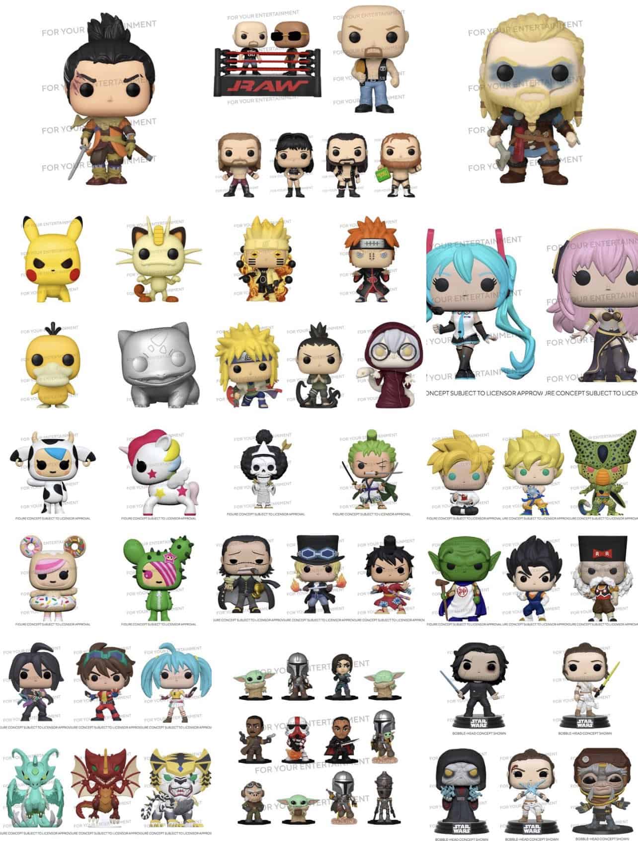 Funko Pop Lists For Collectors By Franchise & Pops