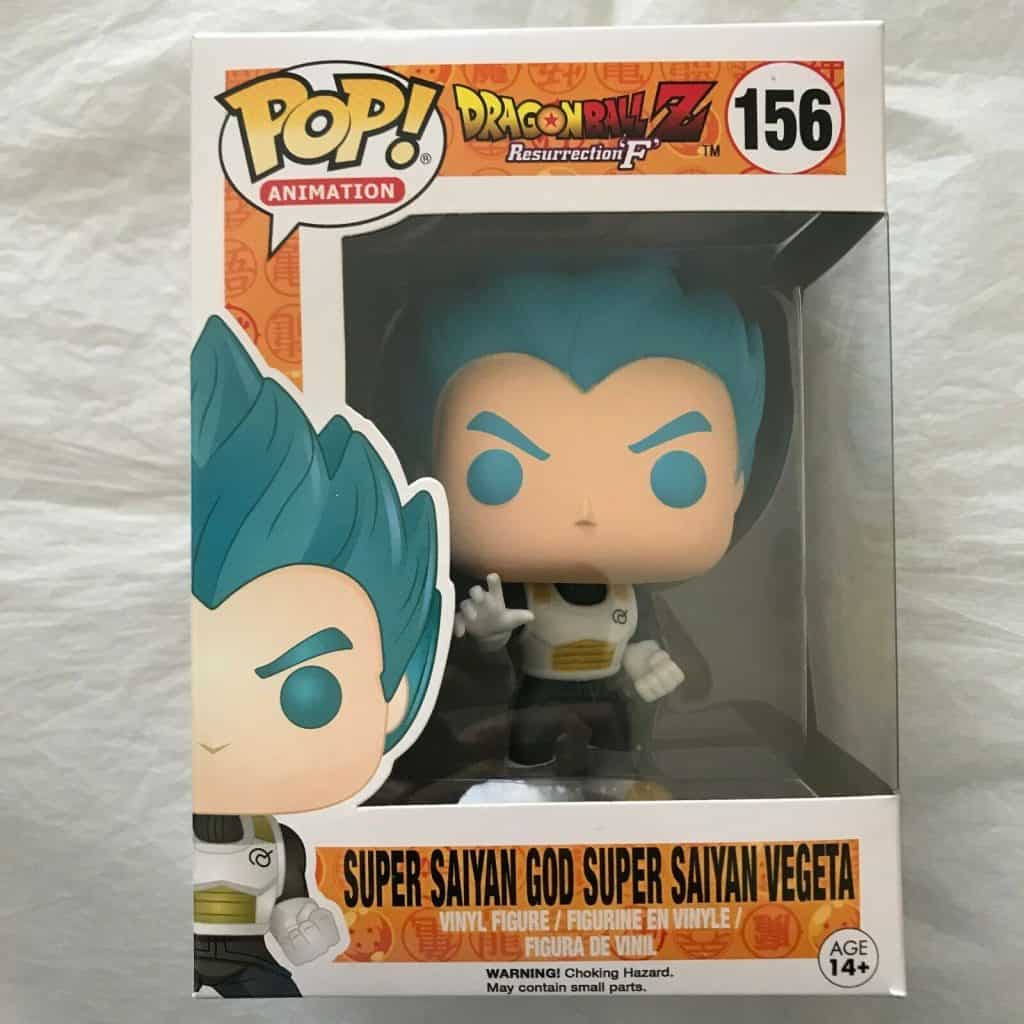 DBZ Super Saiyan God Blue Vegeta #156 Rare Vaulted 