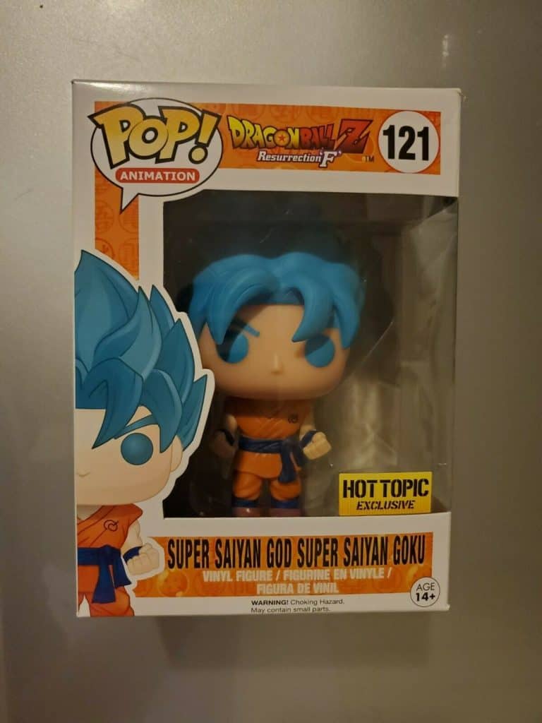 super saiyan god goku funko