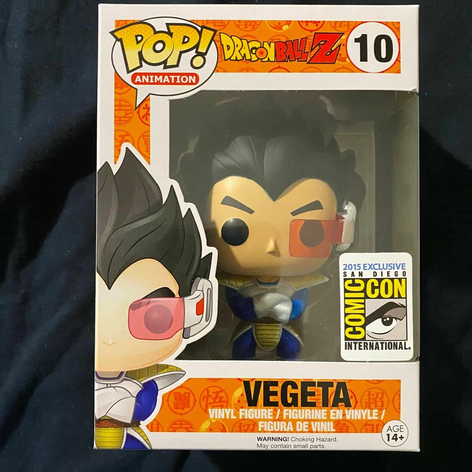 Figurine Funko Pop Dragon Ball Z - Vegeta Metallic Limited Edition (9 Cm)
