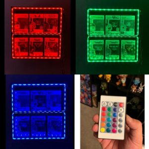 custom pop display case with led lights