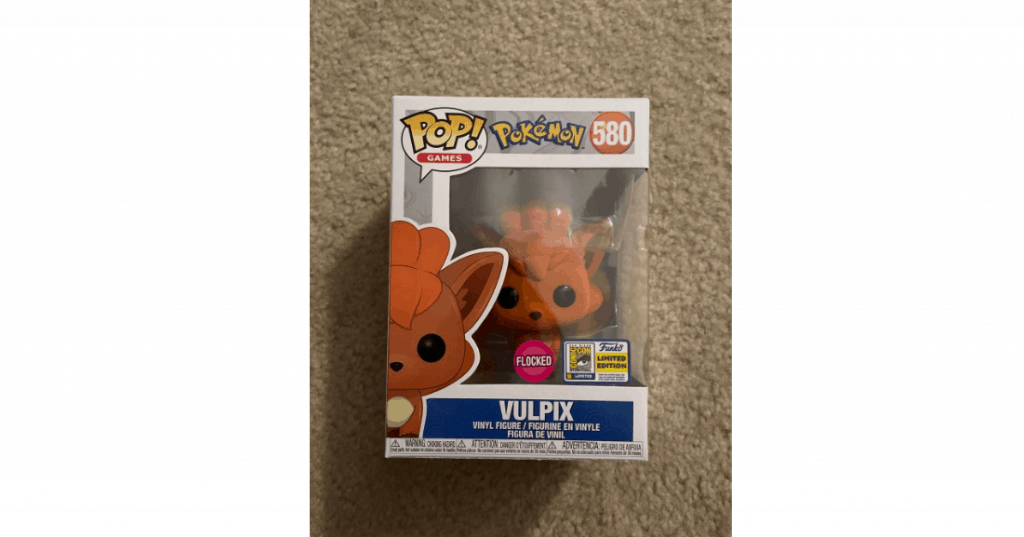 Vulpix Flocked Pop