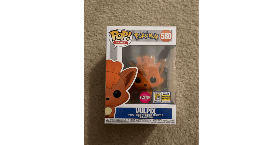 flocked vulpix pop