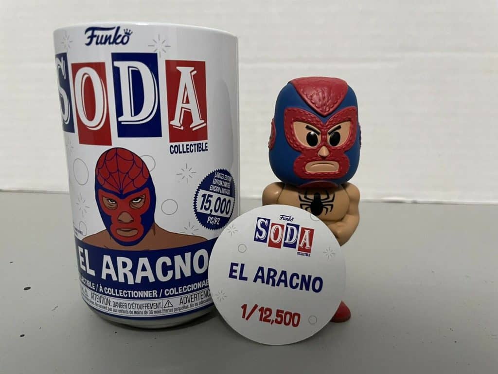 Soda Spiderman Funko Pop