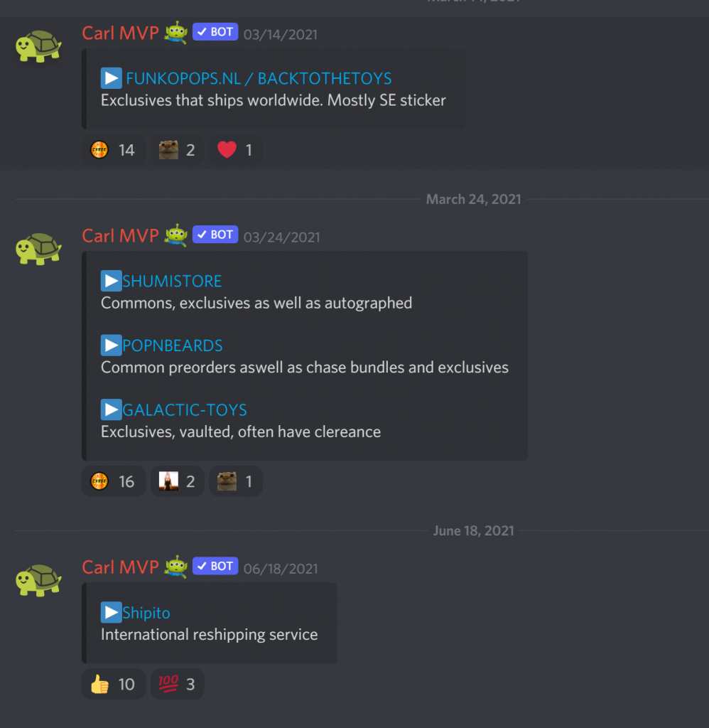 Discord Bot Shopping Funkos