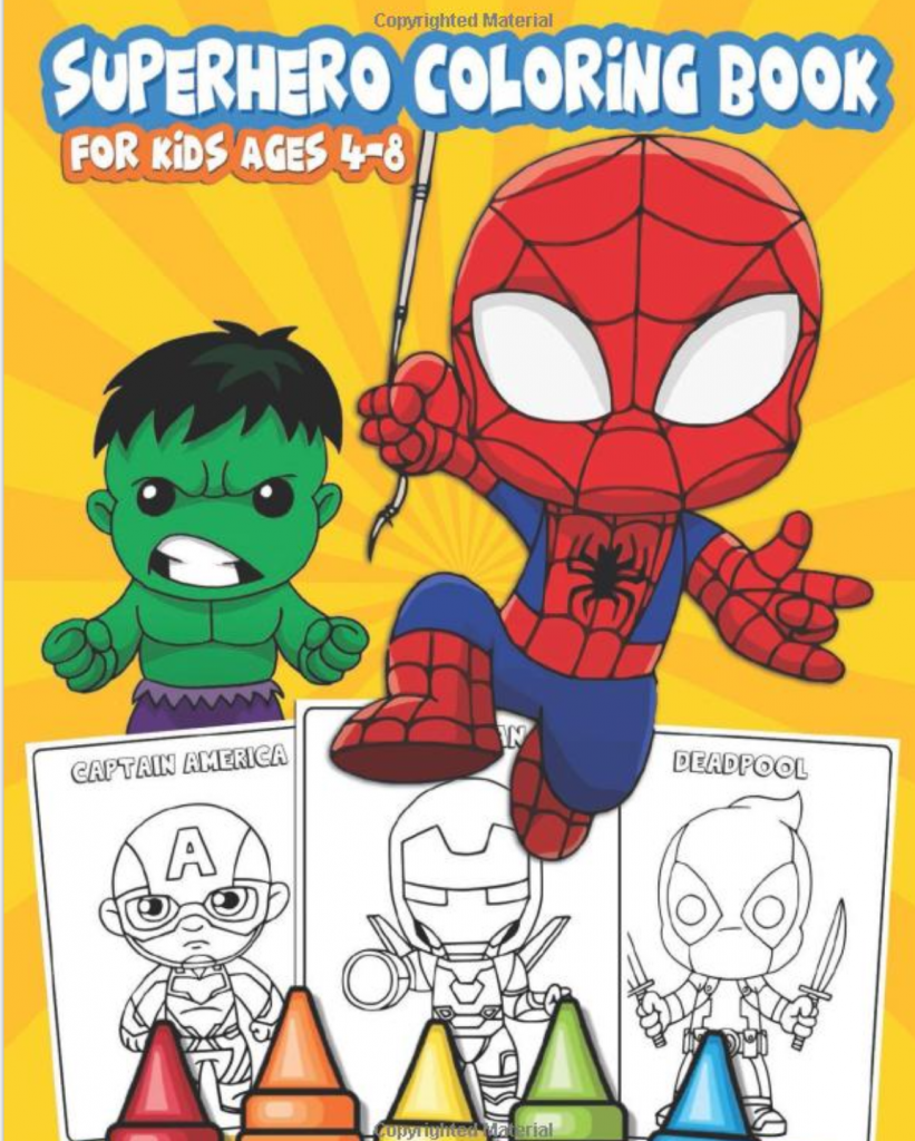 Marel Funko Pops Coloring Pages - Superhero coloring book
