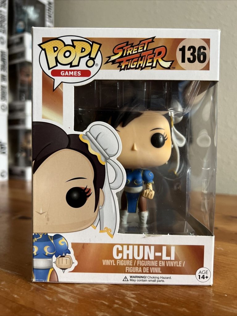 Chun-Li Funko Pop Street Fighter Figure 136 Blue Outfit